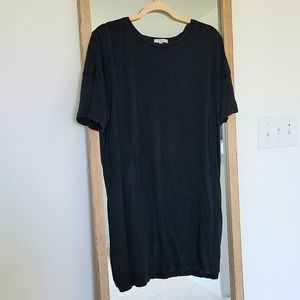 Z Supply black oversized t-shirt dress, size M
